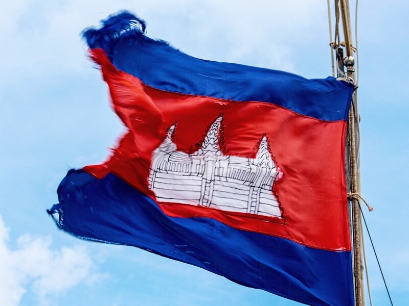 Flagge Kambodscha