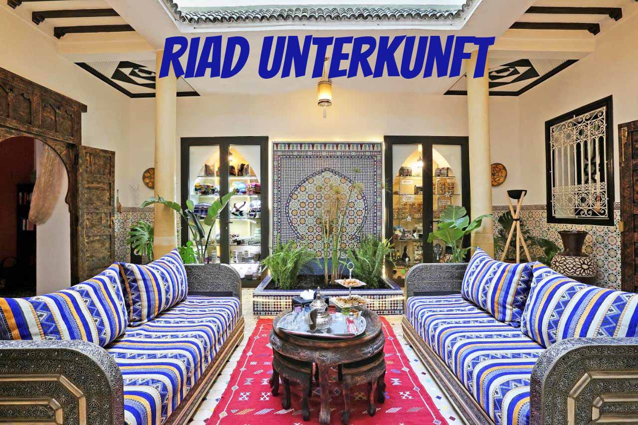Riad Unterkunft in Marrakesch