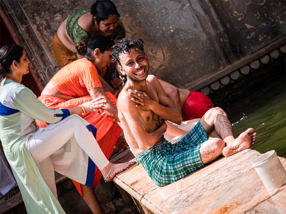 Indische Bade Kultur