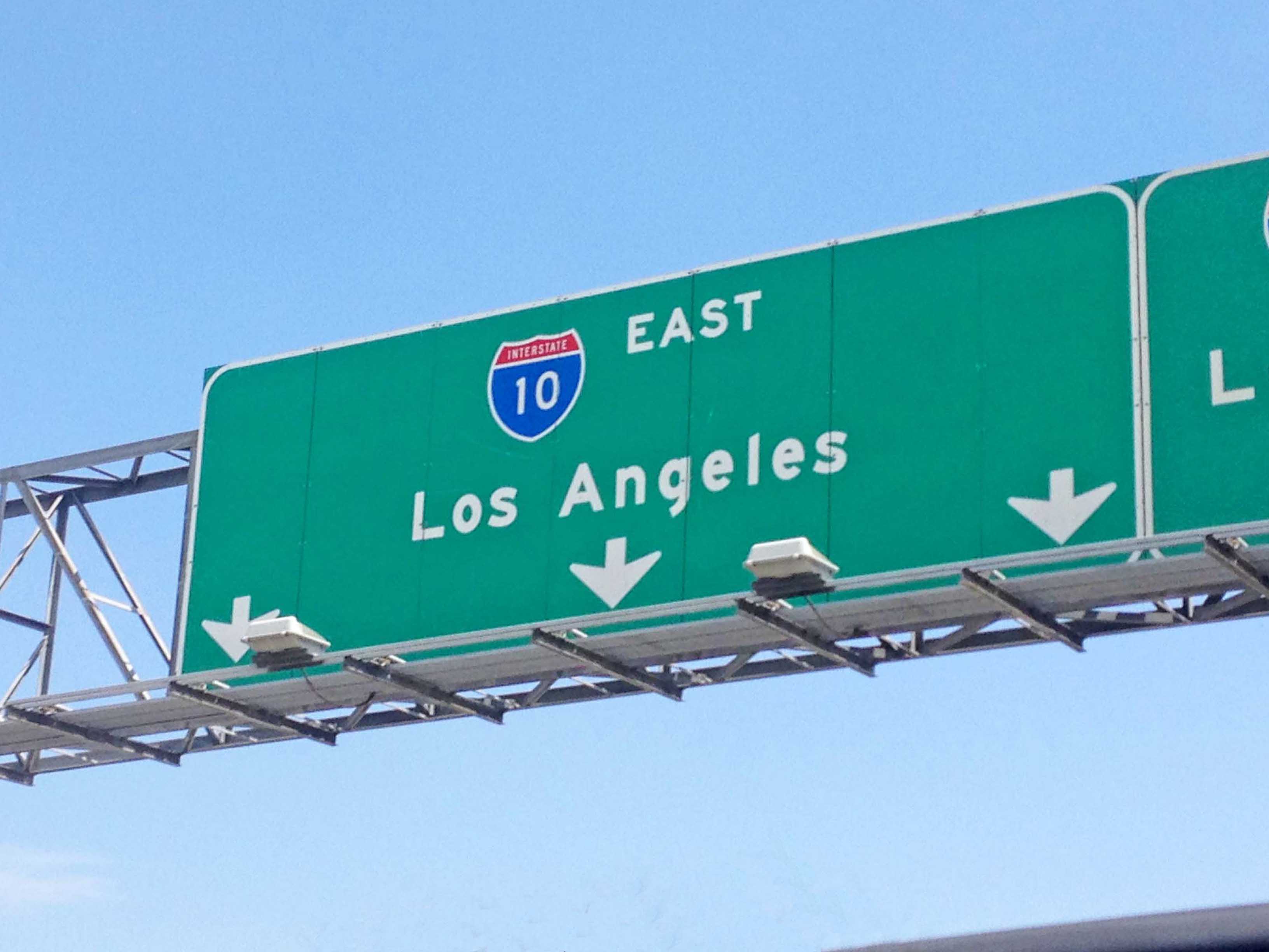 Los Angeles Verkehrsschild