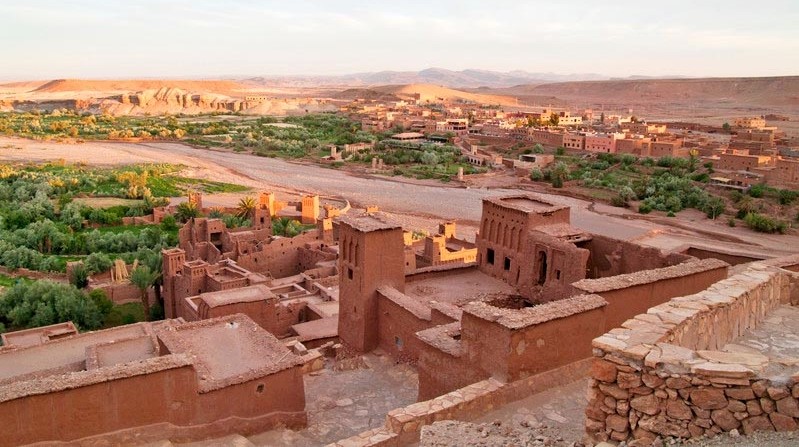 Marokkanische Landschaft auf Backpacker-Trip