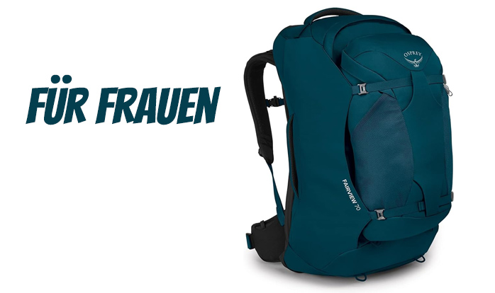 Backpacker Rucksack für Frauen