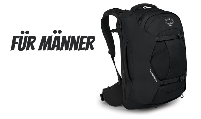 Backpacker Rucksack für Männer