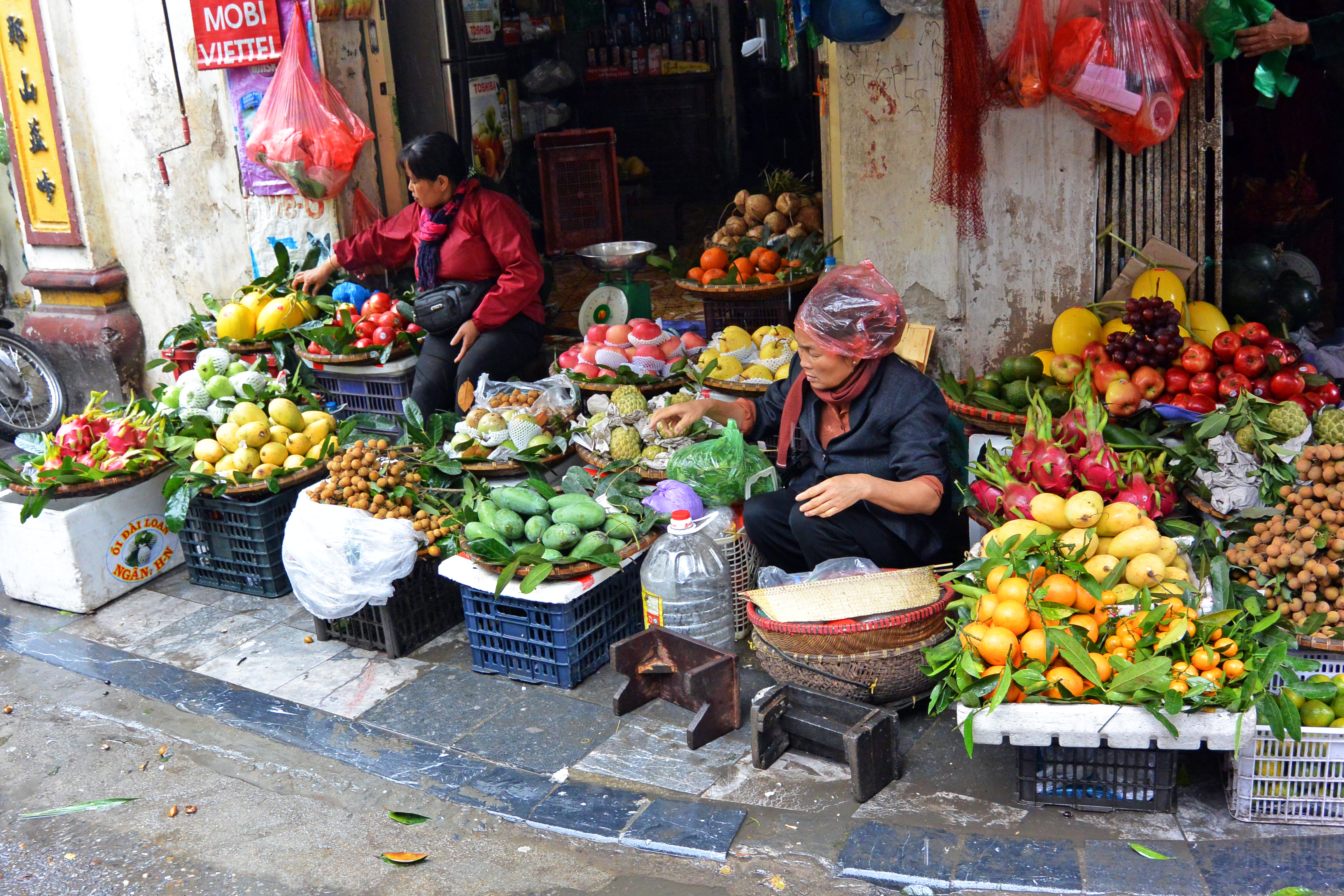 Vietnam Früchtemarkt